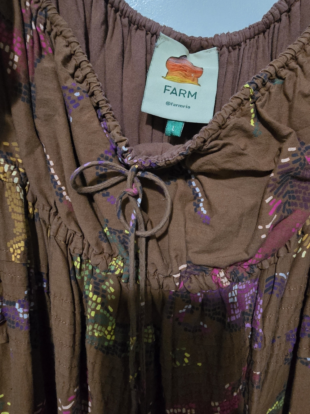 Farm Rio Dotted Horses Maxi Dress - Picture 6 of 7